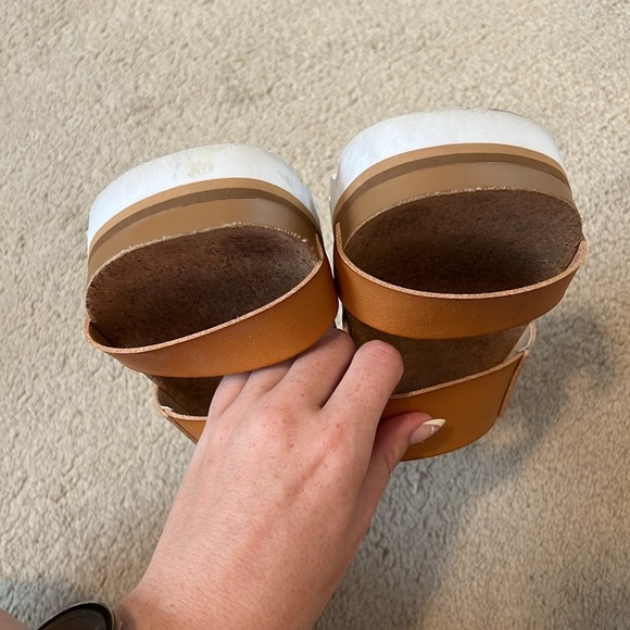 Reef Brown Cork Slide Sandals - Picture 4 of 5